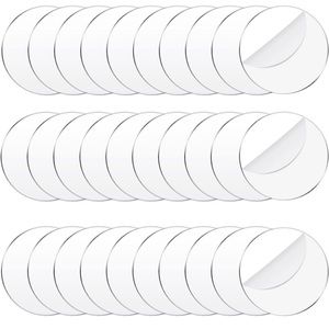 30 piece clear acrylic circle blanks 3 inches 1mm thick crafting